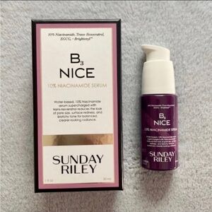 2/$50 🌈 NIB Full Size Sunday Riley B3 Nice 10% Niacinamide Serum 1 oz